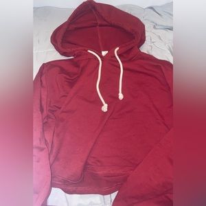 Hooded Cropped Sweatershirt!